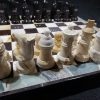 Ajedrez piedra Combarbalita (tallada a mano)