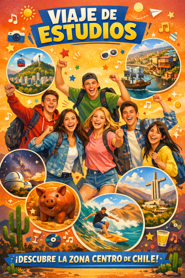 Viaje de E Centro ¡Vive la Aventura del Centro de Chile! Tour de Estudio para Colegios